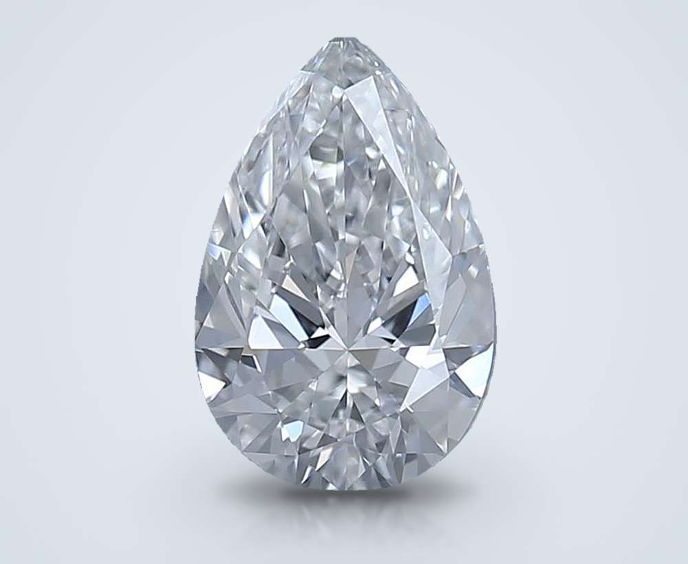 0.90 Carat Pear Natural Diamond