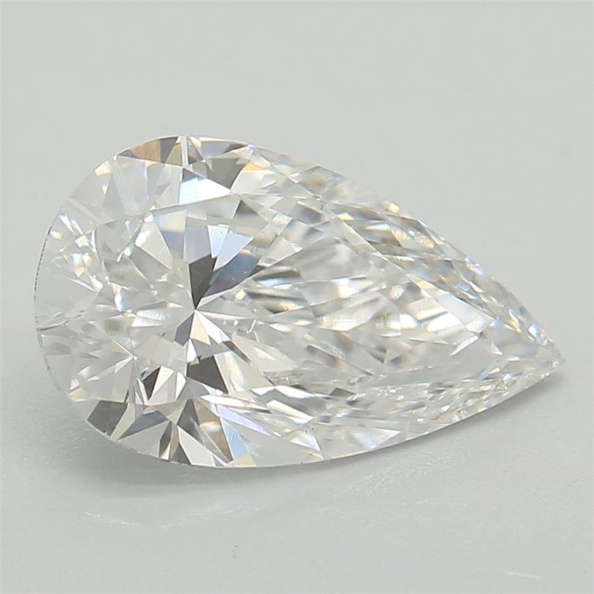 0.98ct D VS1 Rare Carat Ideal Cut Pear Lab Grown Diamond