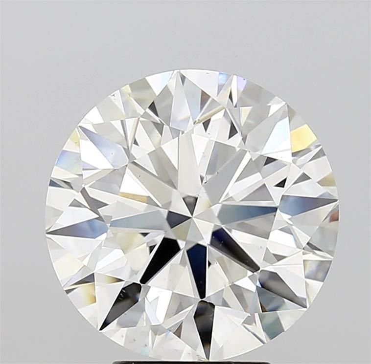 5.01ct J SI1 Rare Carat Ideal Cut Round Diamond