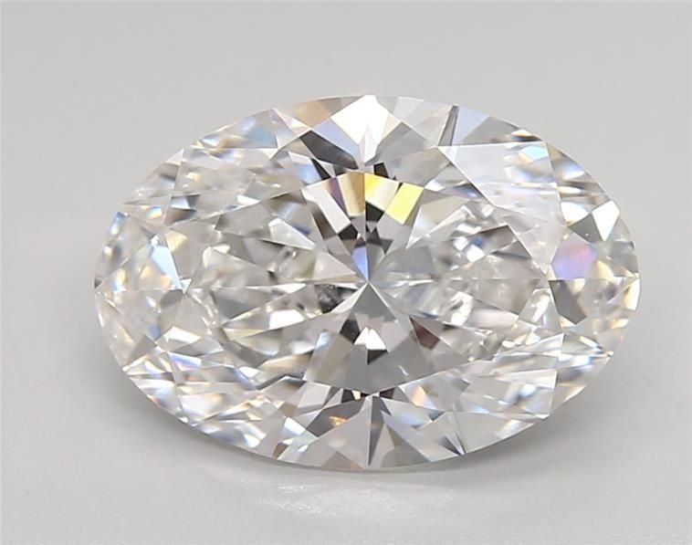 2.76ct E VVS2 Rare Carat Ideal Cut Oval Lab Grown Diamond