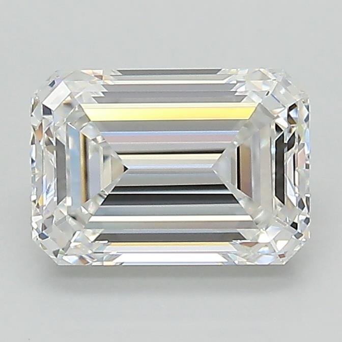 1.54ct E VVS2 Rare Carat Ideal Cut Emerald Lab Grown Diamond