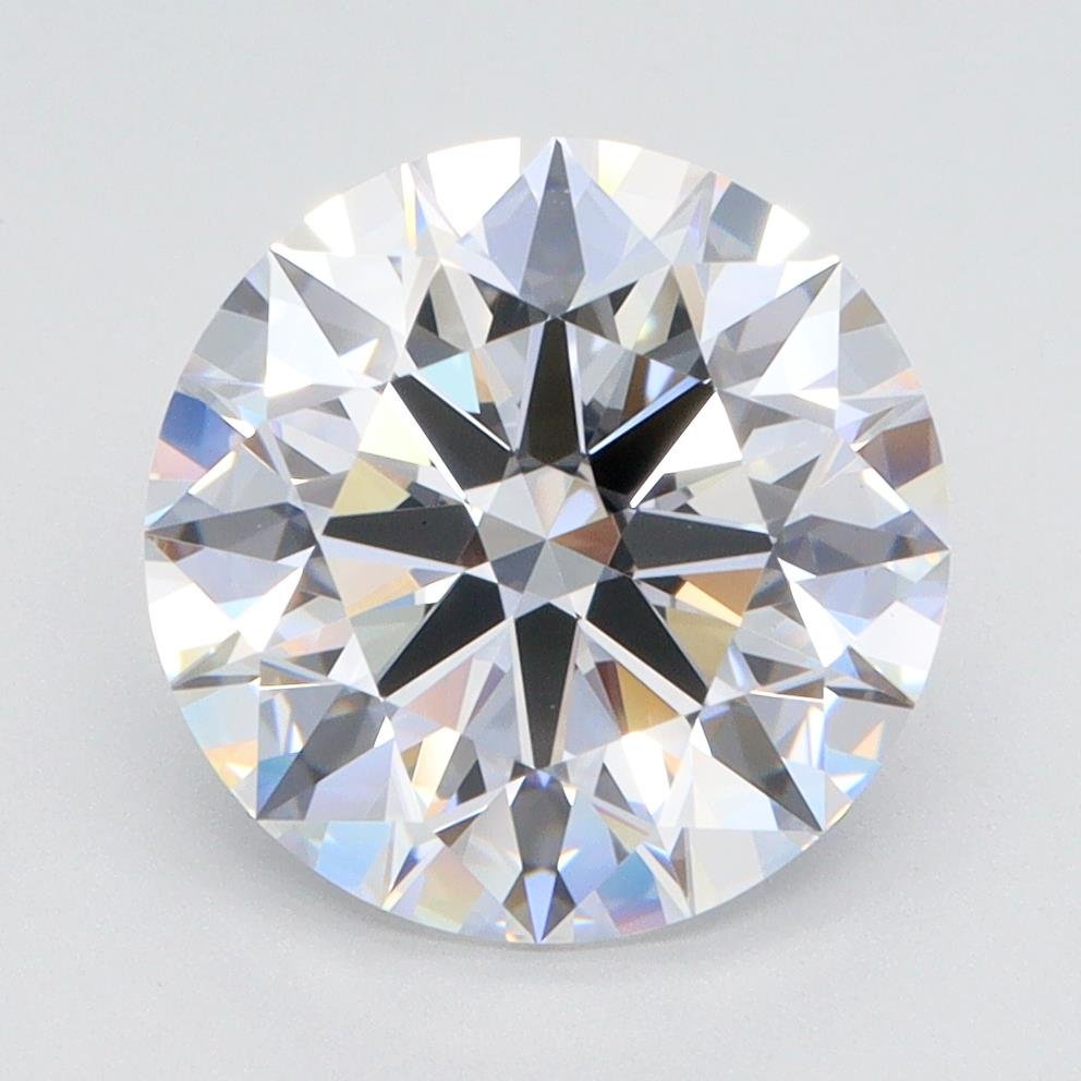 3.78ct D VVS1 Rare Carat Ideal Cut Round Lab Grown Diamond