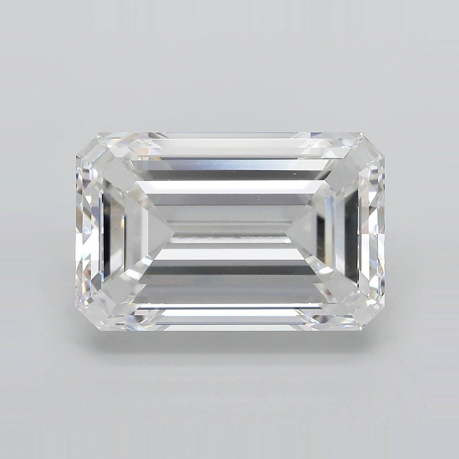 15.22ct F VVS2 Very Good Cut Emerald Lab Grown Diamond