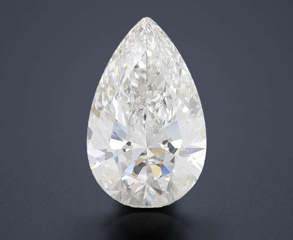 3.55 Carat Pear Lab Diamond