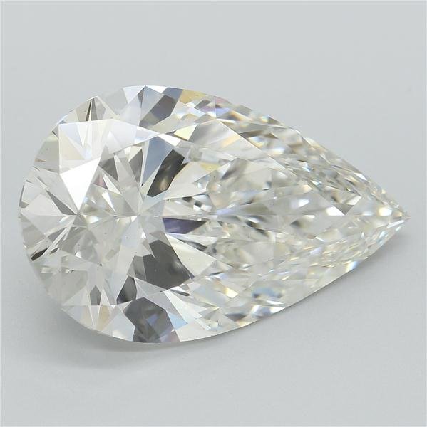 7.21ct I VS1 Rare Carat Ideal Cut Pear Lab Grown Diamond