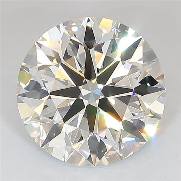 3.02ct J VS2 Rare Carat Ideal Cut Round Lab Grown Diamond