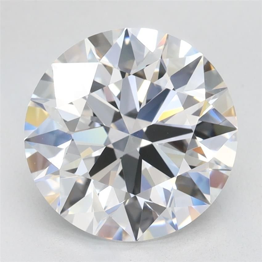 3.18ct D IF Rare Carat Ideal Cut Round Lab Grown Diamond