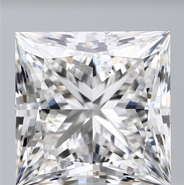 8.18ct F VS2 Rare Carat Ideal Cut Princess Lab Grown Diamond