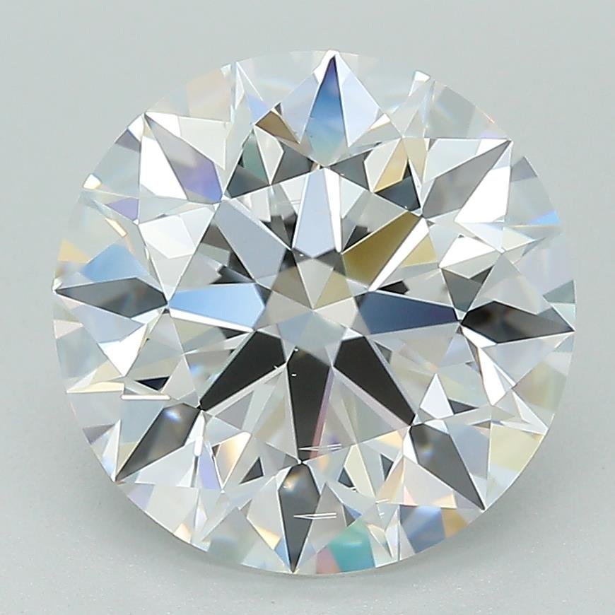 4.00ct D SI1 Excellent Cut Round Lab Grown Diamond