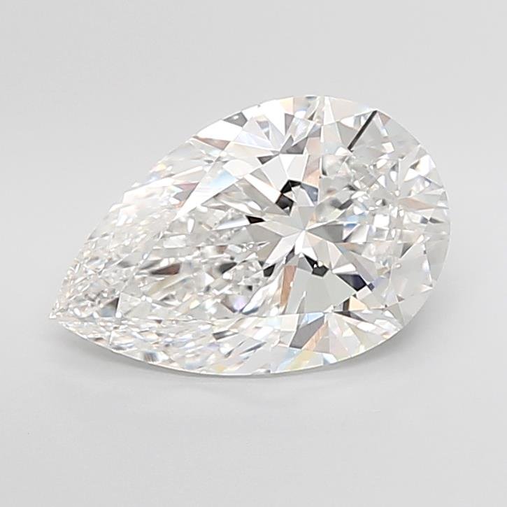6.05 Carat Pear Lab Diamond