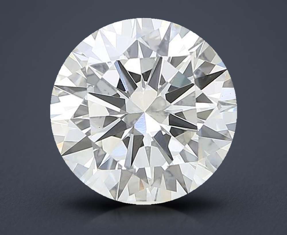 4.33 Carat Round Lab Diamond