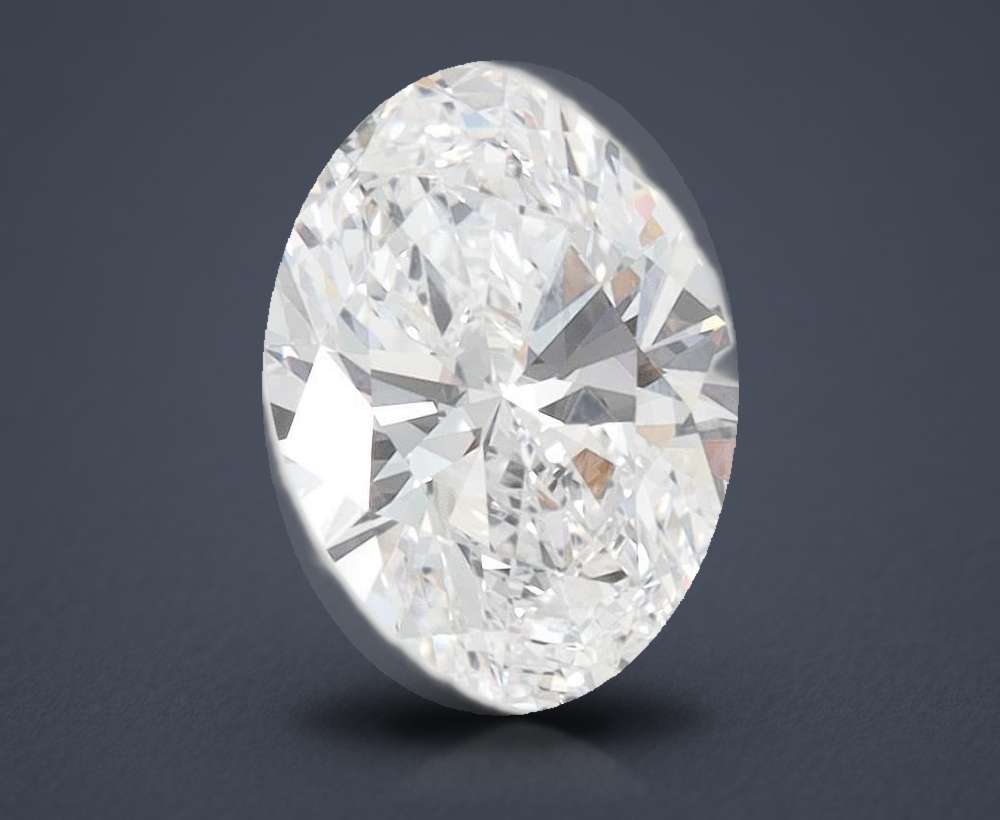 1.54 Carat Oval Lab Diamond