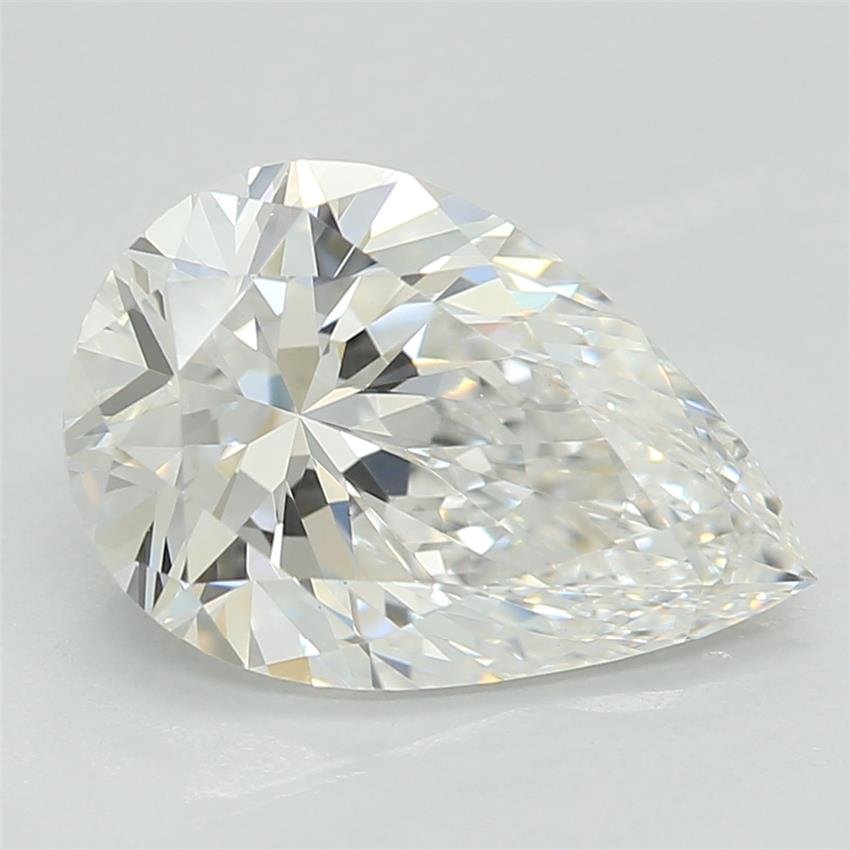 1.51ct D VS1 Rare Carat Ideal Cut Pear Lab Grown Diamond