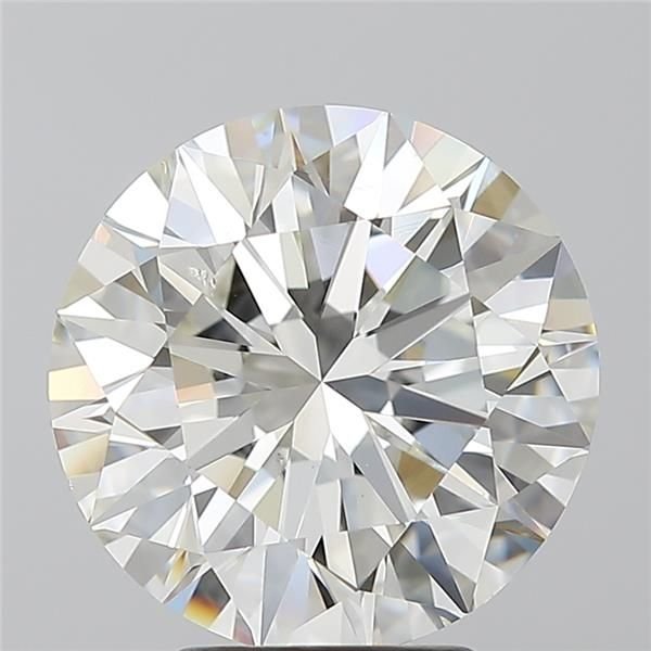 4.01ct H VS2 Rare Carat Ideal Cut Round Diamond