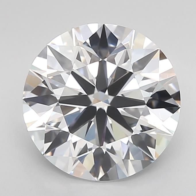 2.73ct E IF Rare Carat Ideal Cut Round Lab Grown Diamond