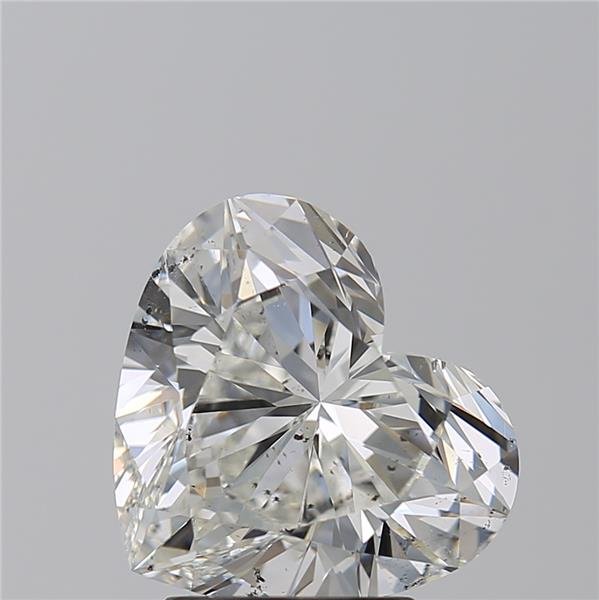 3.25ct H SI1 Rare Carat Ideal Cut Heart Diamond