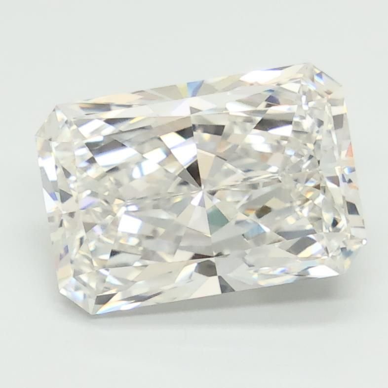 3.11ct F VVS2 Rare Carat Ideal Cut Radiant Lab Grown Diamond