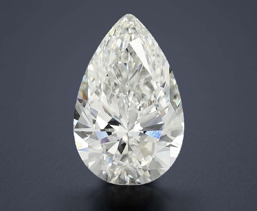 2.98 Carat Pear Lab Diamond