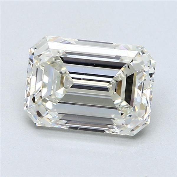2.99ct K VS1 Rare Carat Ideal Cut Emerald Diamond