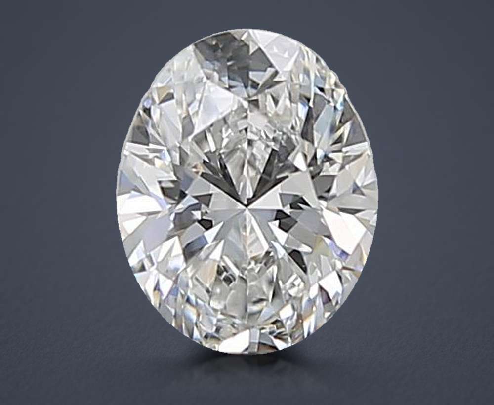 1.00 Carat Oval Lab Diamond