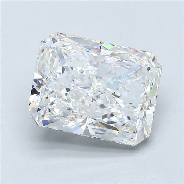 3.02ct G SI1 Rare Carat Ideal Cut Radiant Diamond