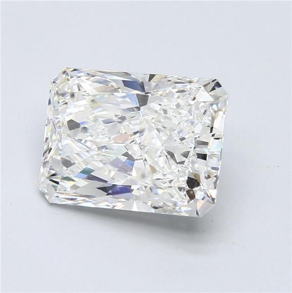 6.03ct G SI1 Rare Carat Ideal Cut Radiant Diamond