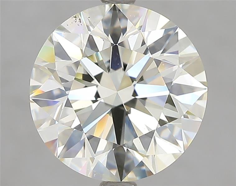 3.30ct K SI1 Rare Carat Ideal Cut Round Diamond