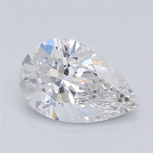 0.71ct F SI1 Rare Carat Ideal Cut Pear Lab Grown Diamond