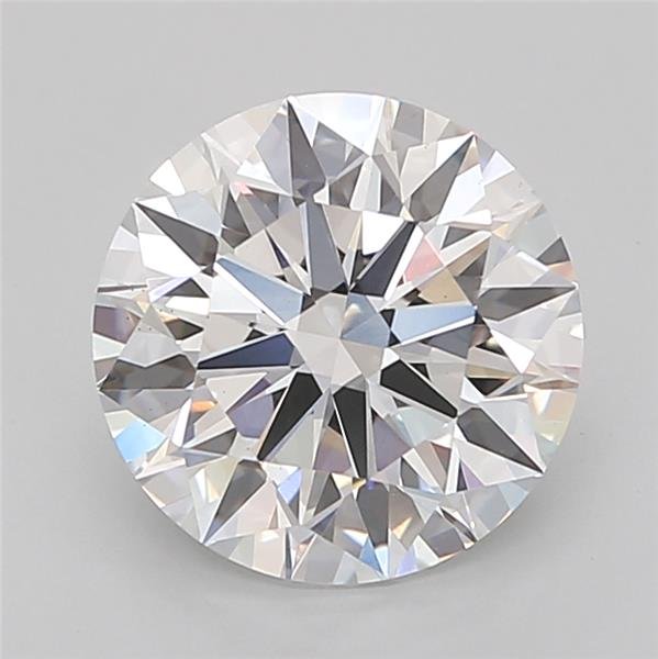3.04ct E VS2 Rare Carat Ideal Cut Round Lab Grown Diamond
