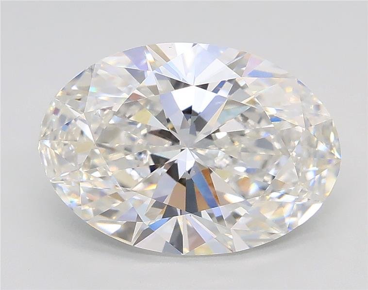 2.01ct F VS1 Rare Carat Ideal Cut Oval Lab Grown Diamond