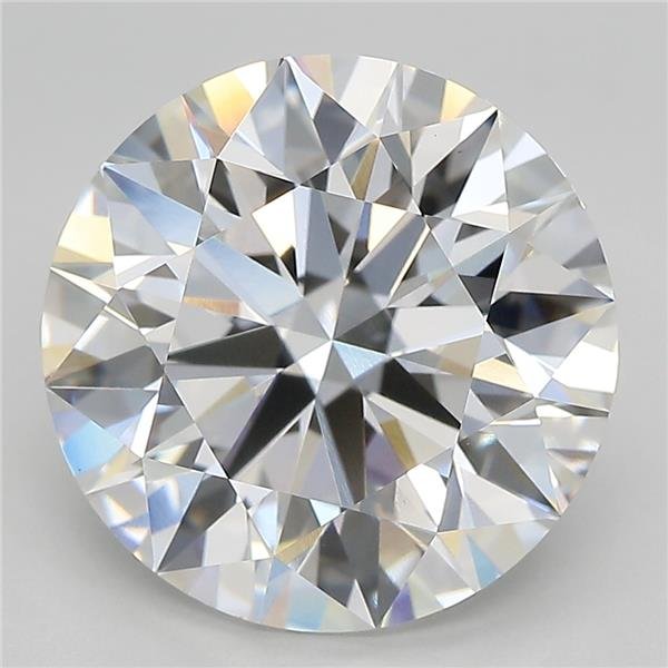 7.12ct F VVS2 Rare Carat Ideal Cut Round Lab Grown Diamond