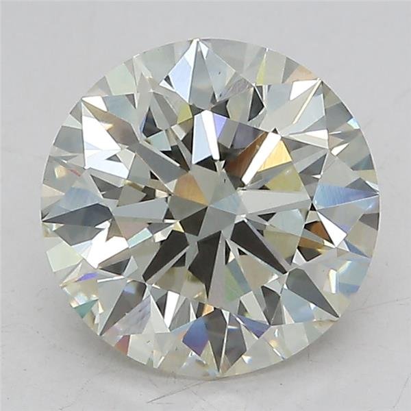 3.02ct J VS1 Rare Carat Ideal Cut Round Lab Grown Diamond
