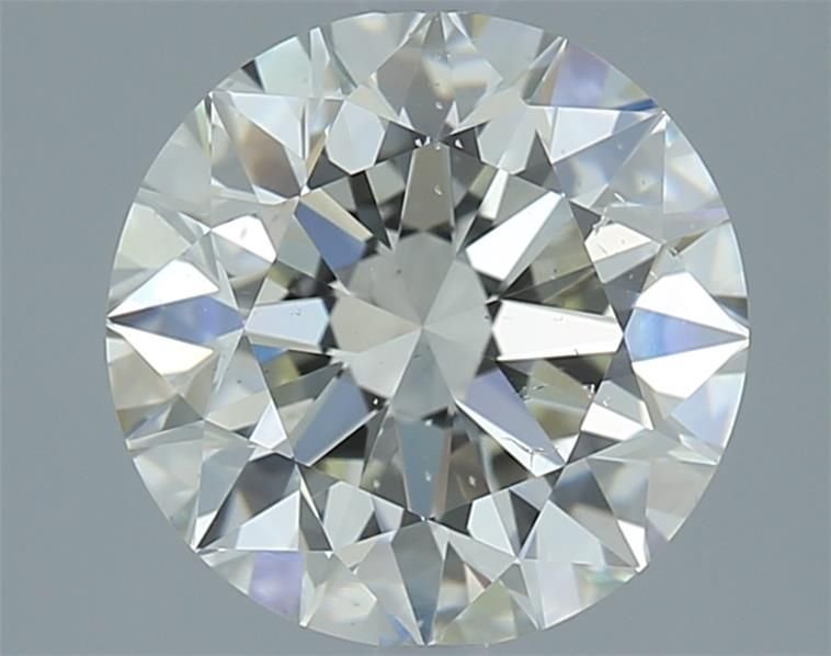 2.50ct K SI1 Rare Carat Ideal Cut Round Diamond