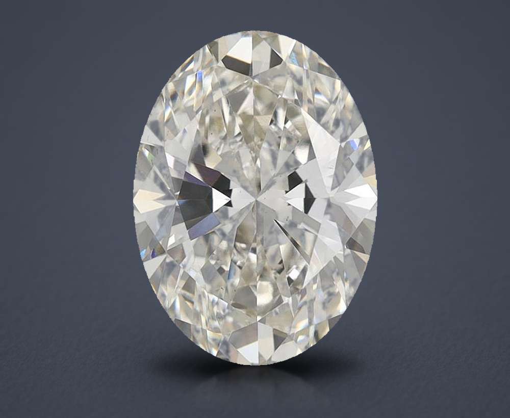 3.66 Carat Oval Lab Diamond