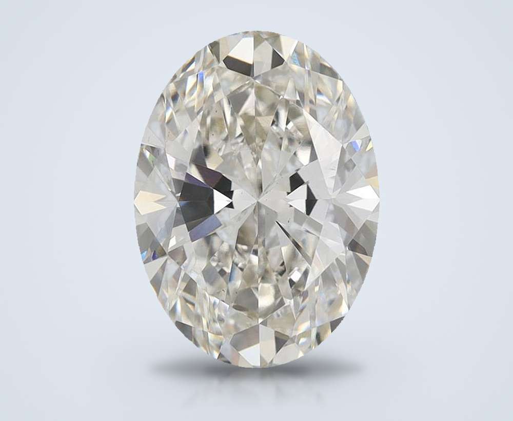 3.66 Carat Oval Lab Diamond