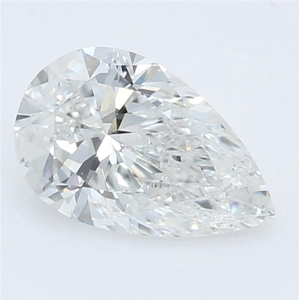 0.58ct F VS1 Very Good Cut Pear Lab Grown Diamond