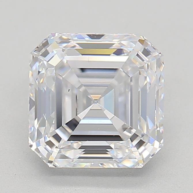 1.50ct D VS2 Rare Carat Ideal Cut Asscher Lab Grown Diamond