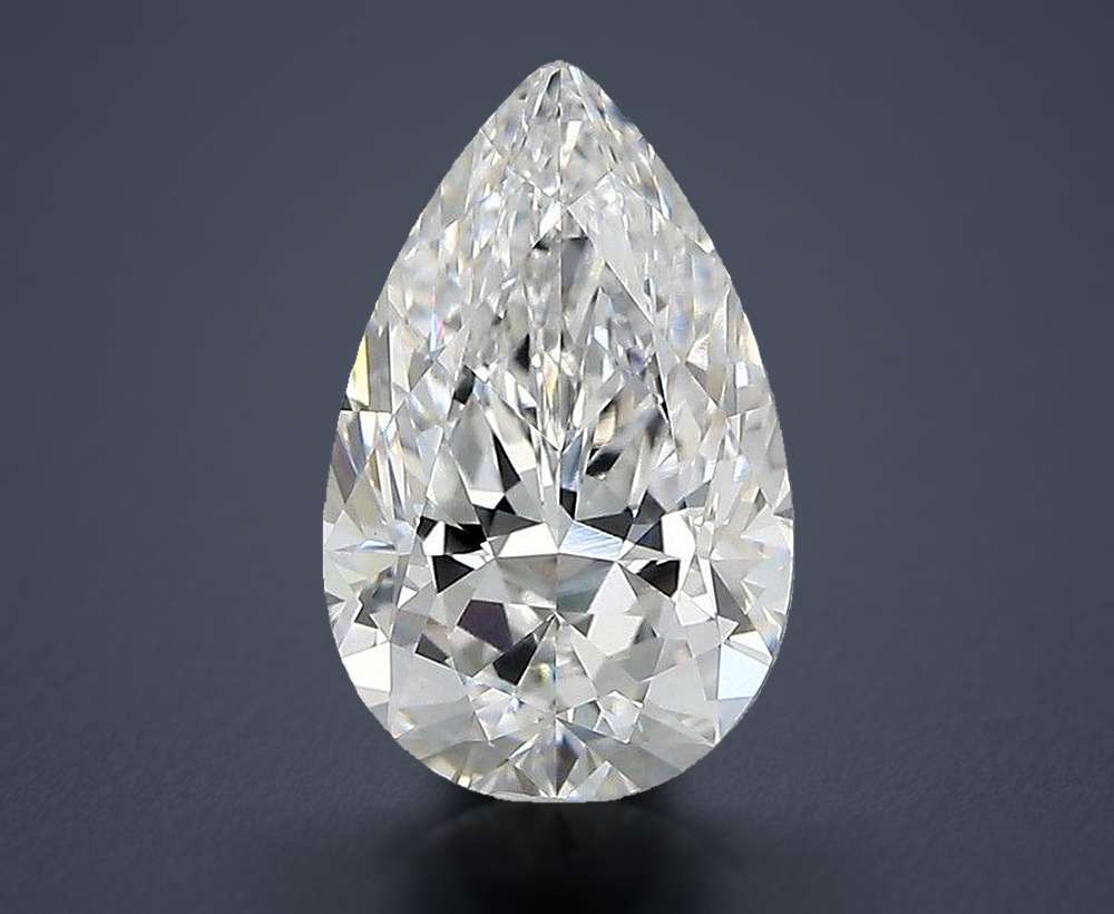 2.50 Carat Pear Lab Diamond