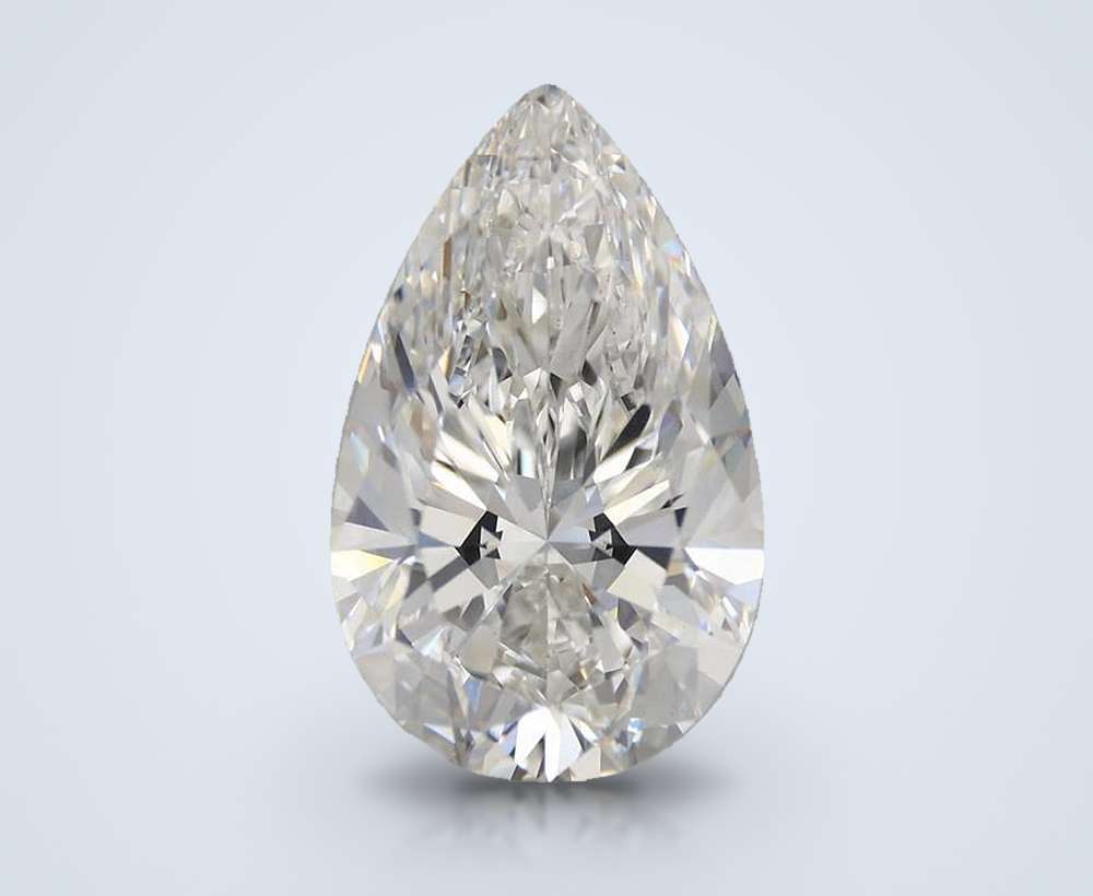 5.84 Carat Pear Lab Diamond