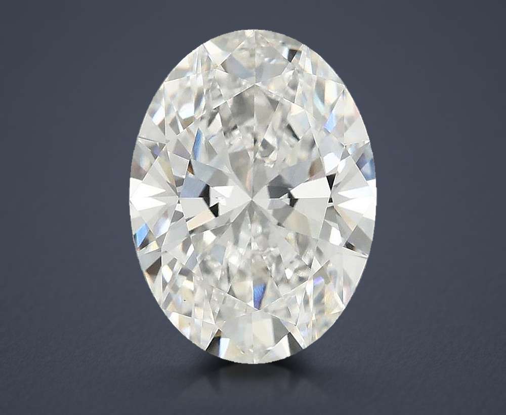 3.91 Carat Oval Lab Diamond