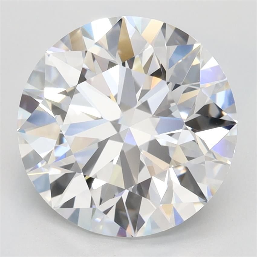 2.84ct D VVS1 Rare Carat Ideal Cut Round Lab Grown Diamond