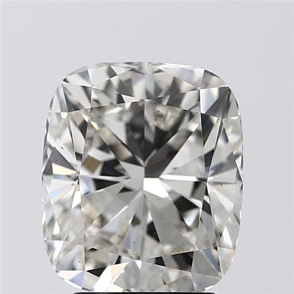 2.70ct H VS2 Very Good Cut Cushion Lab Grown Diamond