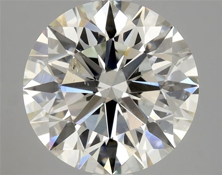 2.70ct J SI2 Rare Carat Ideal Cut Round Diamond