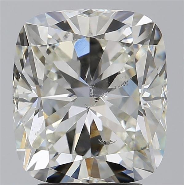 3.02ct J SI1 Very Good Cut Cushion Diamond