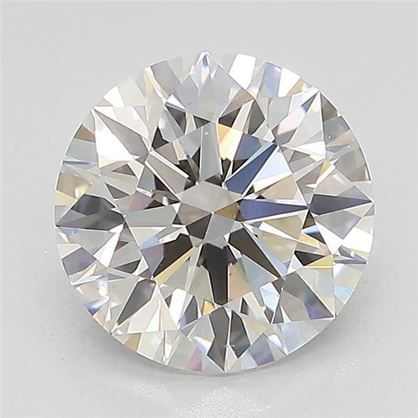 2.42ct E VS1 Rare Carat Ideal Cut Round Lab Grown Diamond