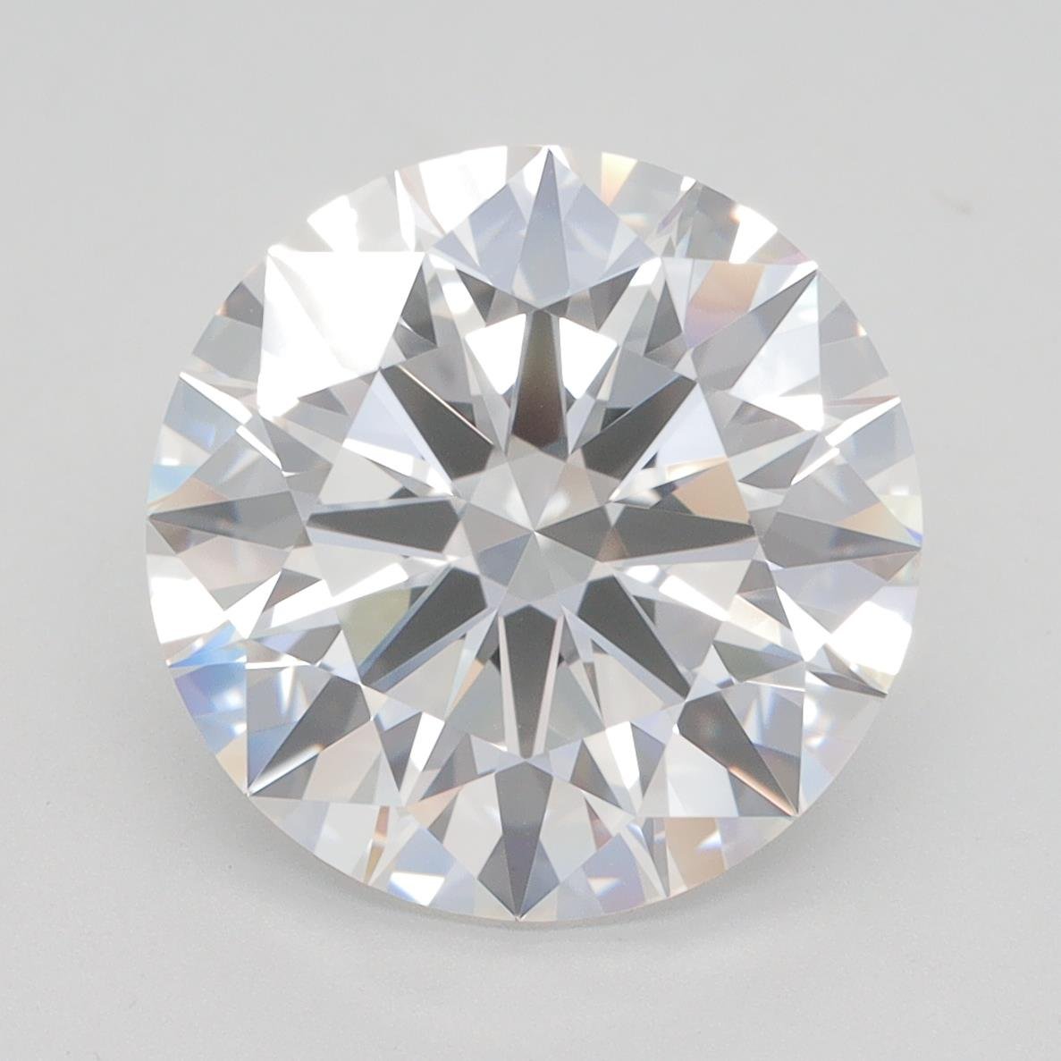 5.52ct G IF Rare Carat Ideal Cut Round Lab Grown Diamond