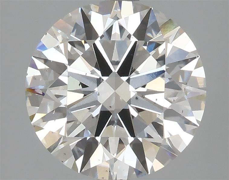 3.21ct F SI1 Rare Carat Ideal Cut Round Lab Grown Diamond