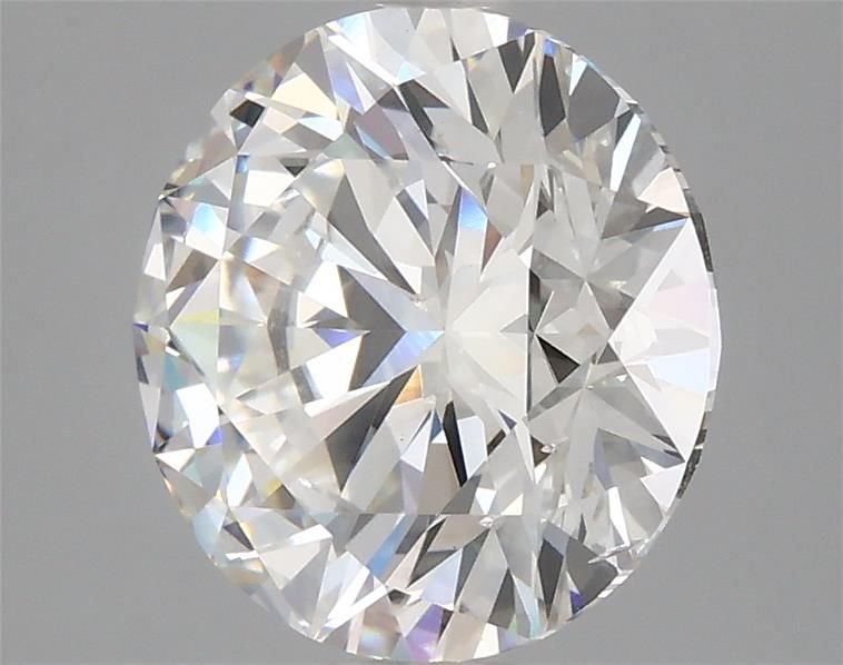 3.36ct F SI1 Rare Carat Ideal Cut Round Lab Grown Diamond