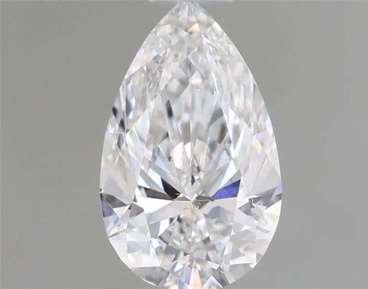 0.52ct D VS2 Rare Carat Ideal Cut Pear Lab Grown Diamond