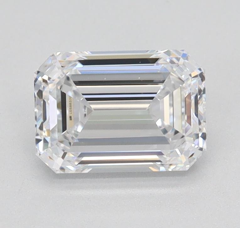 0.91ct D VVS2 Rare Carat Ideal Cut Emerald Lab Grown Diamond